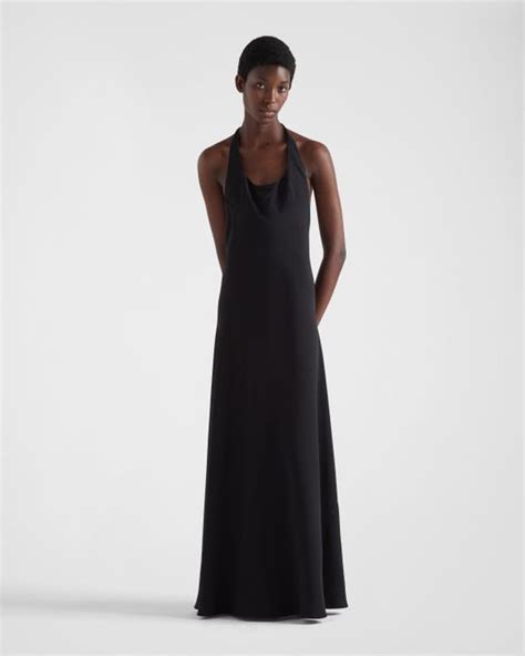 prada long sable dress|Prada .